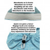 Casquettes d’opération d’infirmière BLUE WATERS pour cheveux longs BolsoHatillo TC