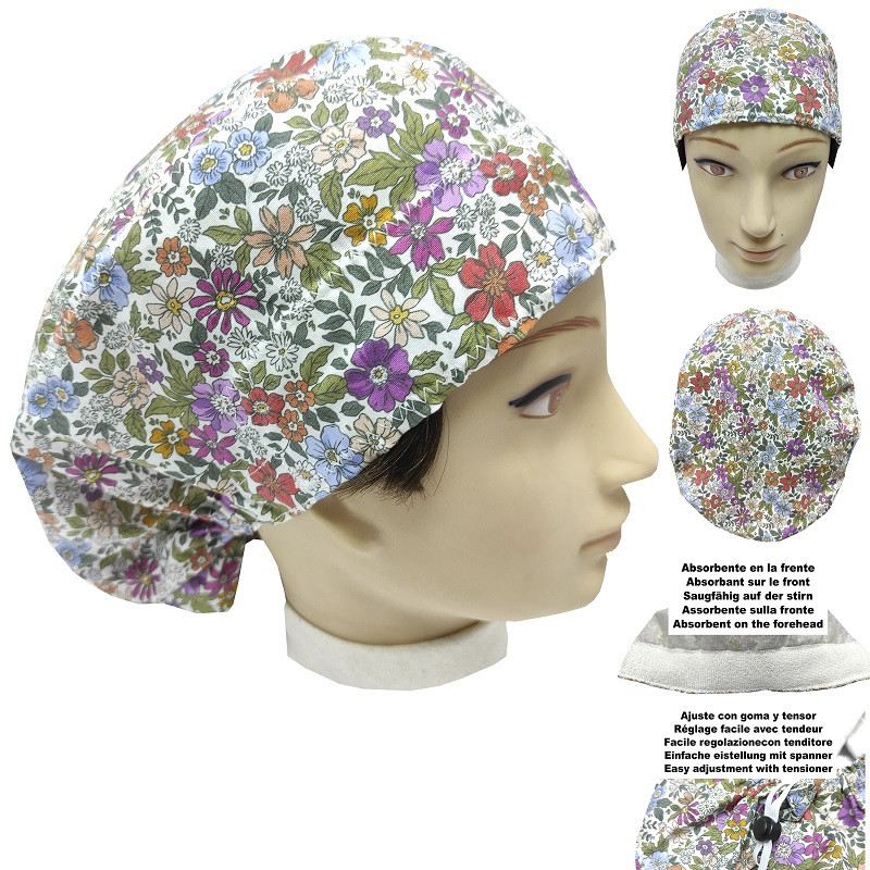 Women's operating cap PRIMAVERA Long hair BolsoHatillo TC