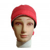 Cappuccio operativo donna rossa per capelli BolsoHatillo TC lunghi