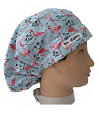 Surgical cap for long hair